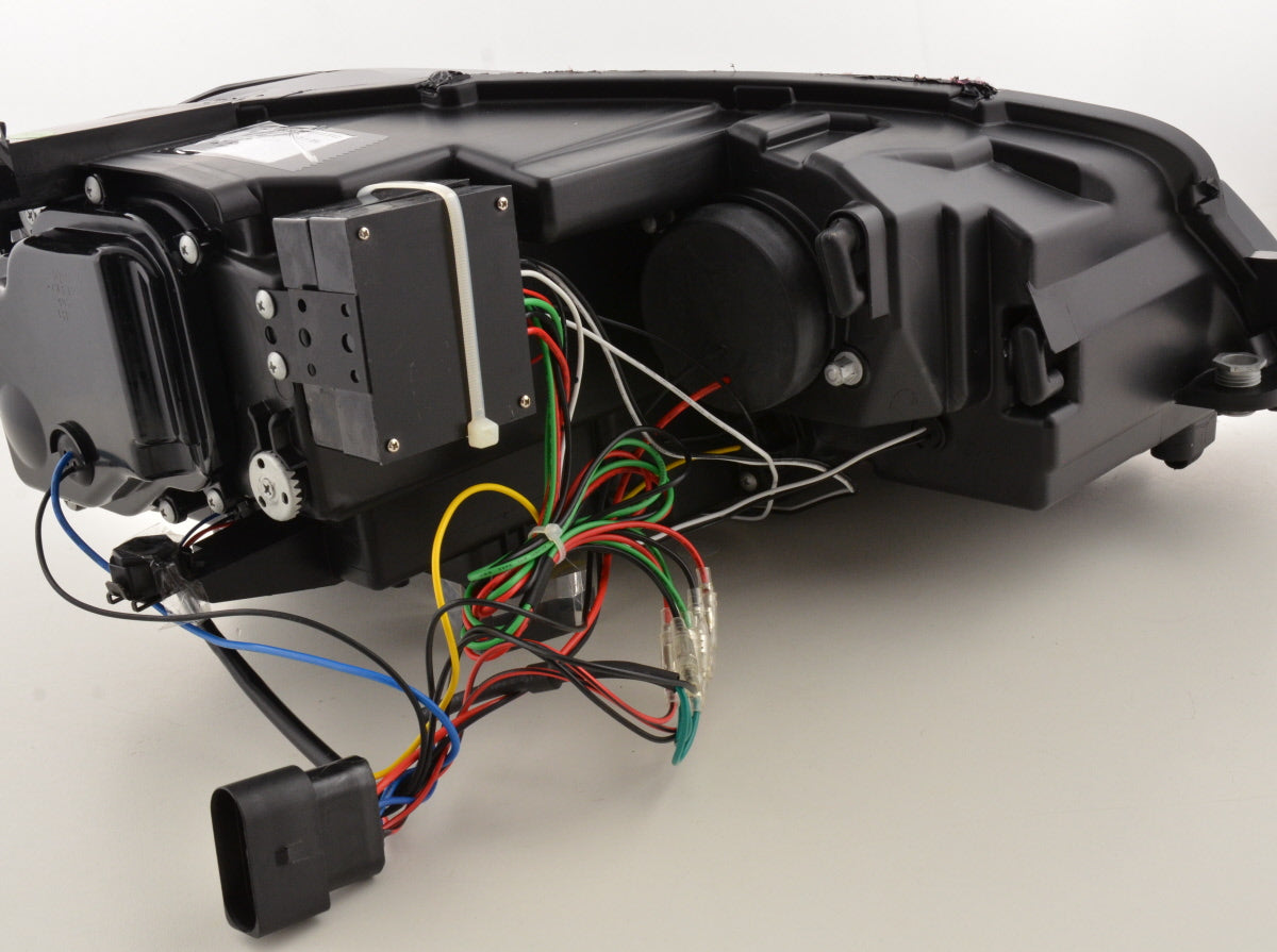 Scheinwerfer Set Daylight LED Tagfahrlicht VW Golf 7 Bj. ab 2012 schwarz/chrom