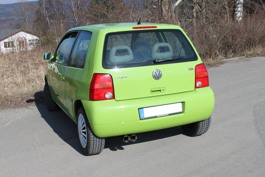 FOX Seat Arosa 6H/ VW Lupo 6X Endschalldämpfer - 2x76 Typ 25