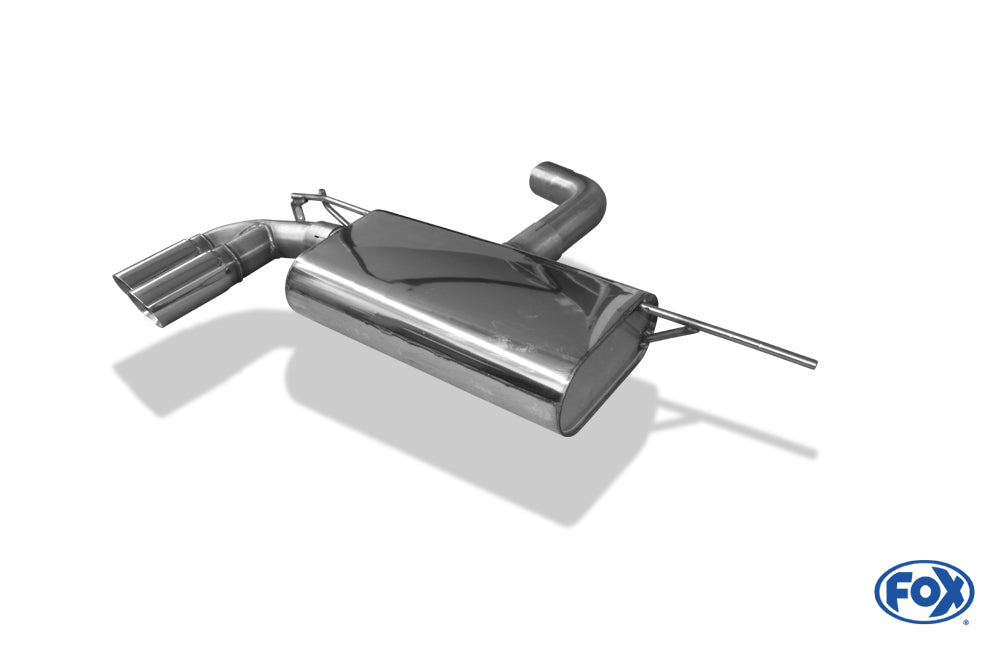 FOX Seat Leon 5F - Starre Hinterachse Endschalldämpfer einseitig - 2x80 Typ 25