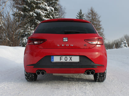 FOX Seat Leon 5F - Einzelradaufhängung Endschalldämpfer Ausgang rechts/links - 2x80 Typ 25 rechts/links