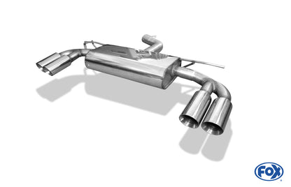 FOX VW Golf VII - mit starrer Hinterachse Endschalldämpfer rechts/links - 2x80 Typ 25 rechts/links