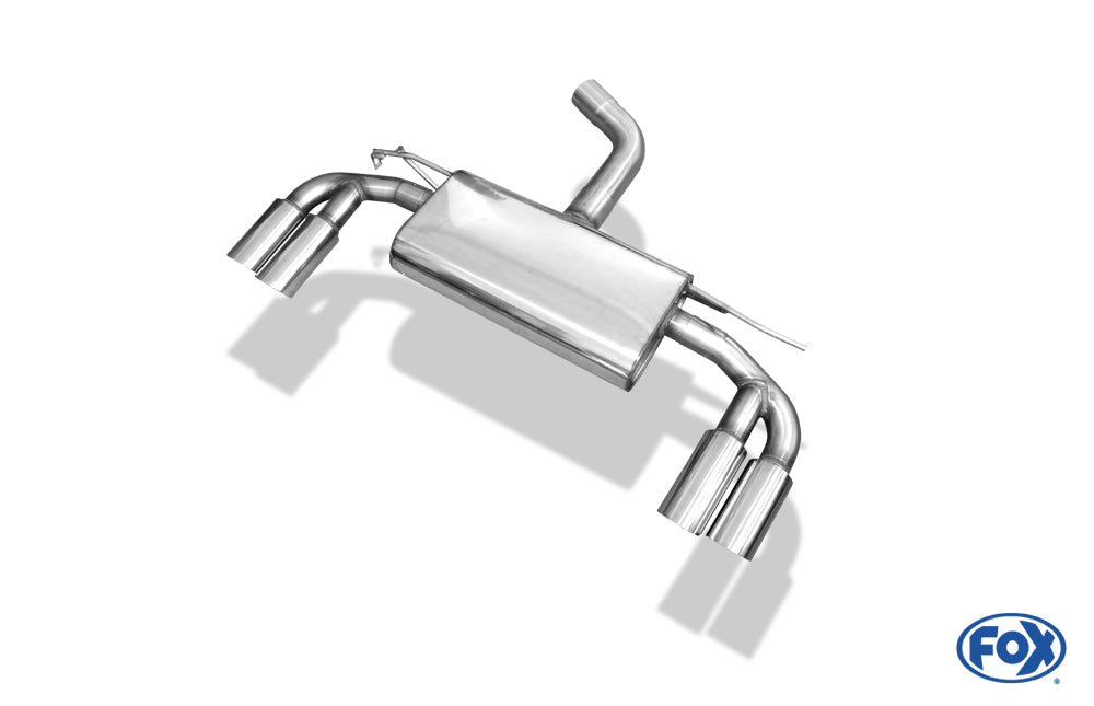 FOX Audi A3 - 8V Limousine "mit S-Line oder S3 Stoßstange" Endschalldämpfer quer Ausgang rechts/links - 2x80 Typ 25 rechts/links