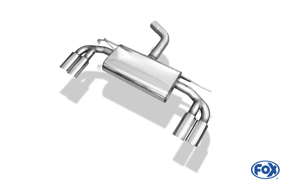 FOX Seat Leon 5F - Einzelradaufhängung Endschalldämpfer Ausgang rechts/links - 2x80 Typ 25 rechts/links