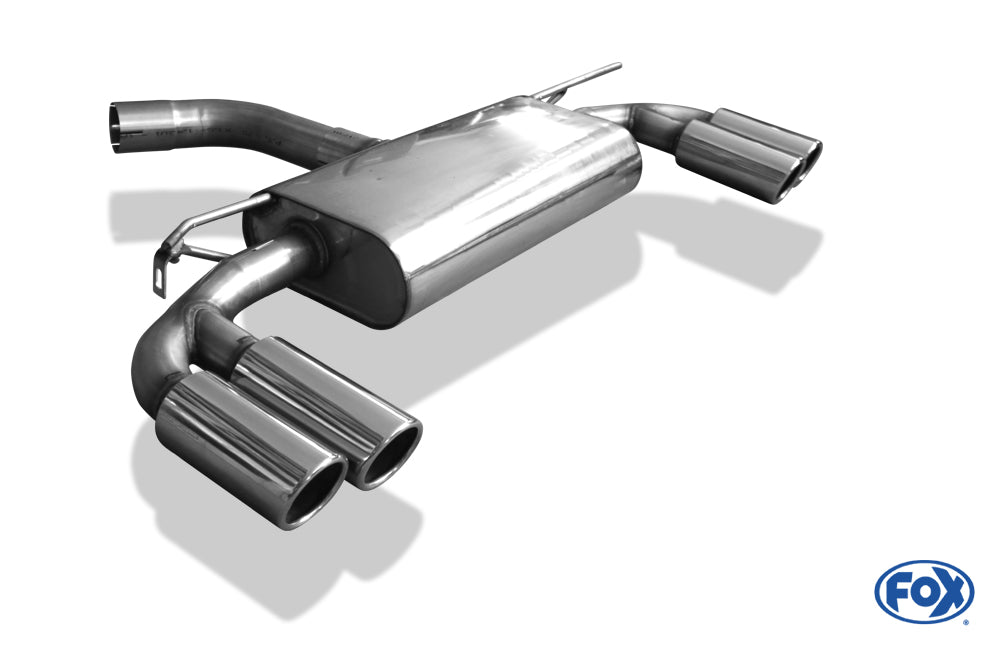 FOX VW Golf VII - mit starrer Hinterachse Endschalldämpfer rechts/links - 2x80 Typ 16 rechts/links