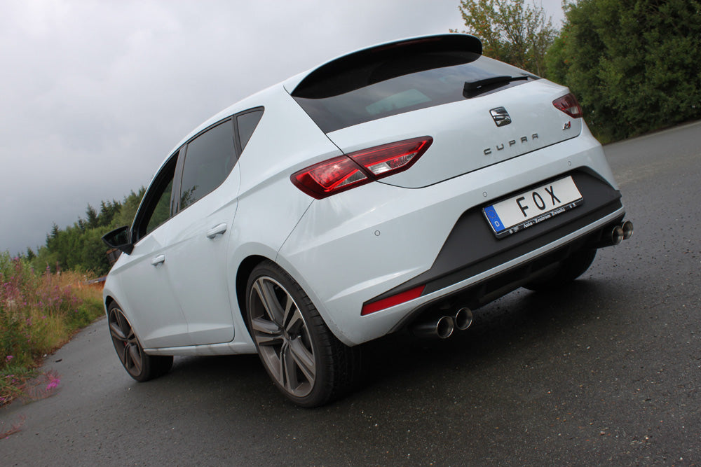 FOX Seat Leon 5F Cupra Endschalldämpfer Ausgang rechts/links - 2x80 Typ 25 rechts/links