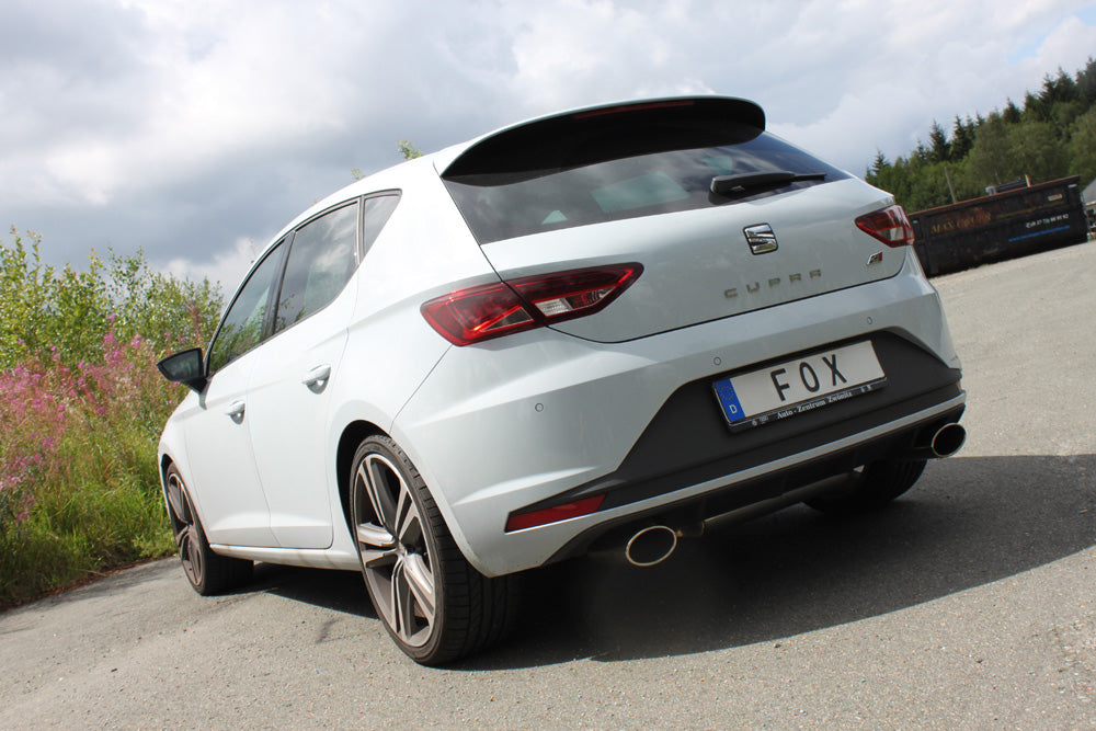 FOX Seat Leon 5F Cupra Endschalldämpfer Ausgang rechts/links - 140x90 Typ 44 rechts/links