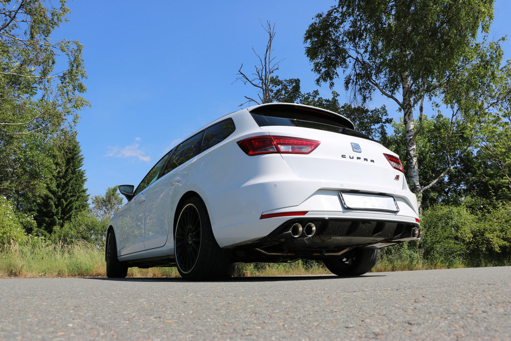 FOX Seat Leon 5F ST - Cupra 290 mit OPF Halbanlage ab OPF Ausgang rechts/links - 2x80 Typ 25 rechts/links