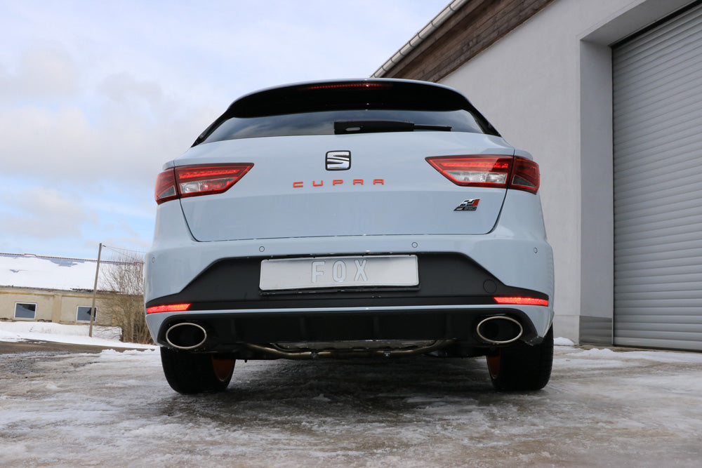 FOX Seat Leon 5F ST - Cupra 300 Endschalldämpfer rechts/links - 160x90 Typ 38 rechts/links