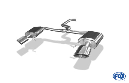 FOX Seat Leon 5F ST - Cupra 265/280/290 Endschalldämpfer rechts/links - 160x90 Typ 38 rechts/links