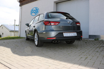 FOX Seat Leon 5F ST - Einzelradaufhängung Endschalldämpfer rechts/links - 2x90 Typ 25 rechts/links