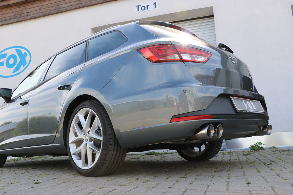 FOX Seat Leon 5F ST - Einzelradaufhängung Endschalldämpfer rechts/links - 2x90 Typ 25 rechts/links