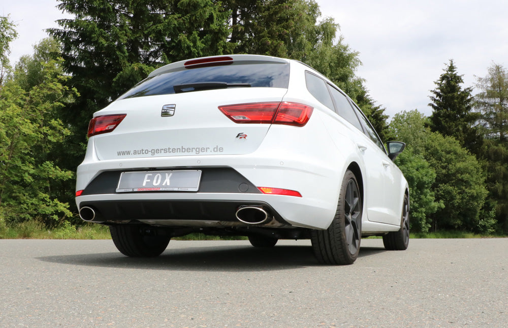 FOX Seat Leon 5F ST - Einzelradaufhängung Endschalldämpfer rechts/links - 160x90 Typ 38 rechts/links