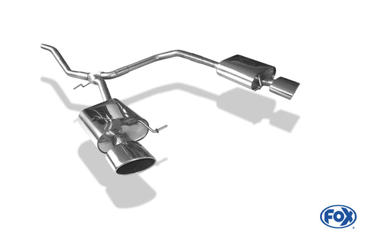 FOX Seat Leon 5F ST - Starre Hinterachse Endschalldämpfer rechts/links - 160x90 Typ 38 rechts/links