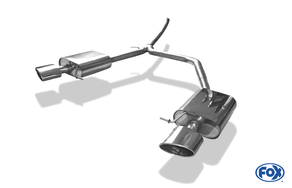 FOX Seat Leon 5F ST - Starre Hinterachse Endschalldämpfer rechts/links - 160x90 Typ 38 rechts/links