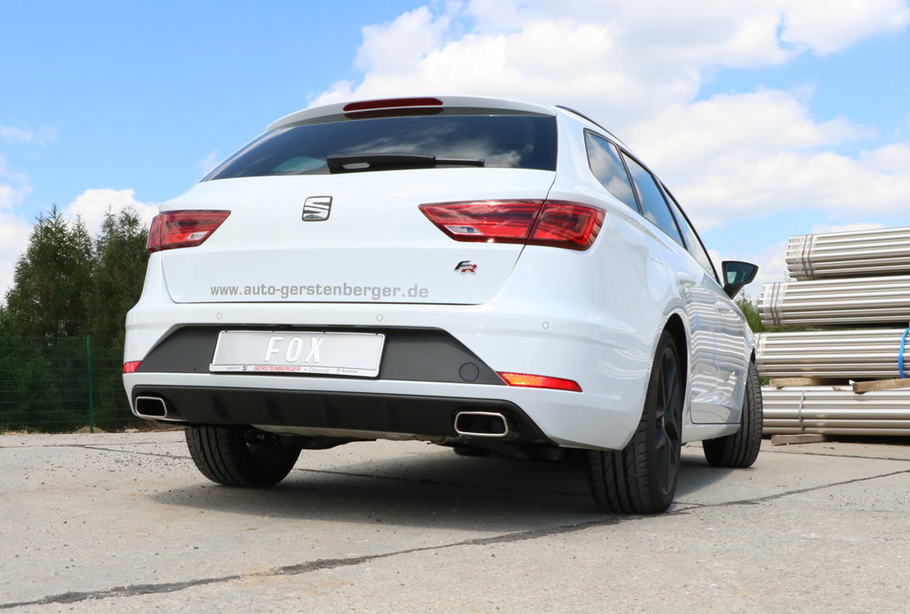 FOX Seat Leon 5F ST - Einzelradaufhängung Endschalldämpfer rechts/links - 145x65 Typ 59 rechts/links