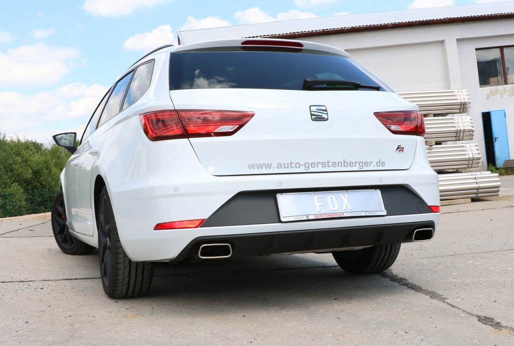 FOX Seat Leon 5F ST - Starre Hinterachse Endschalldämpfer rechts/links - 145x65 Typ 59 rechts/links