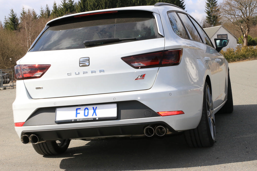 FOX Seat Leon 5F ST 4x4 - Cupra 300 Endschalldämpfer rechts/links - 2x80 Typ 25 rechts/links