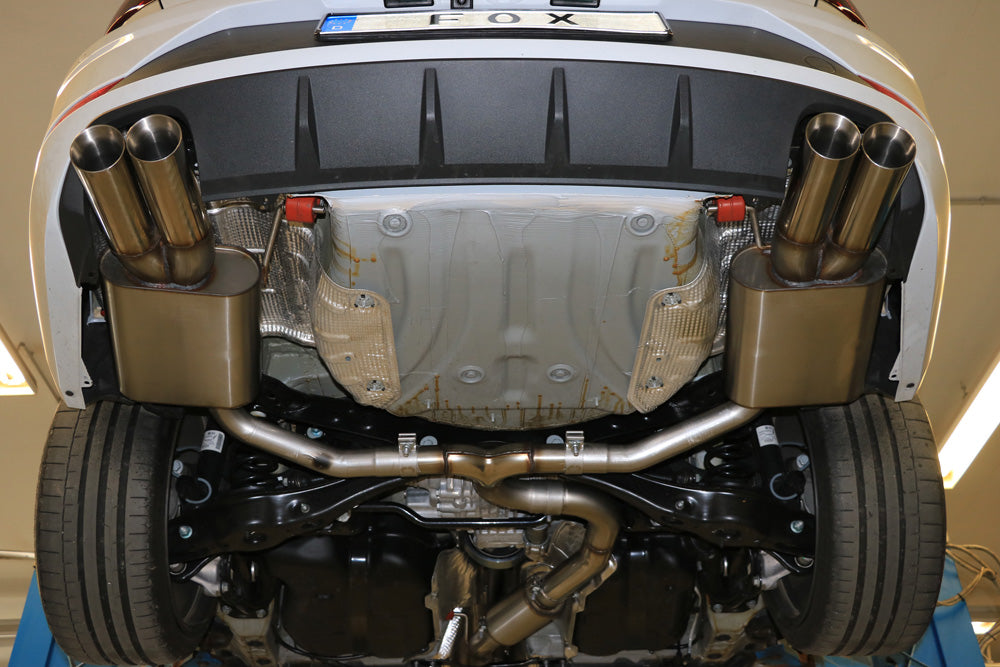 FOX Seat Leon 5F ST 4x4 - Cupra 300 Endschalldämpfer rechts/links - 2x80 Typ 25 rechts/links