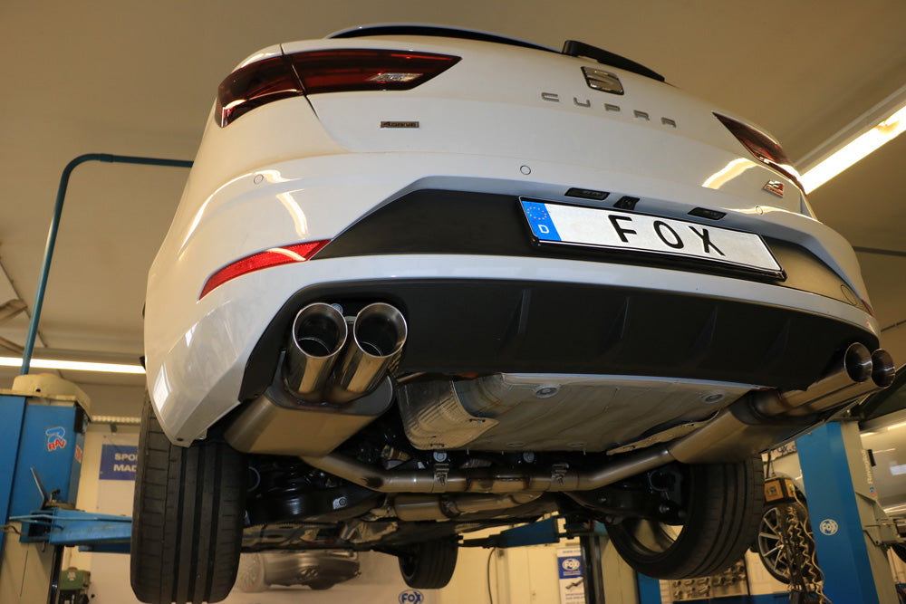 FOX Seat Leon 5F ST 4x4 - Cupra 300 Endschalldämpfer rechts/links - 2x80 Typ 25 rechts/links