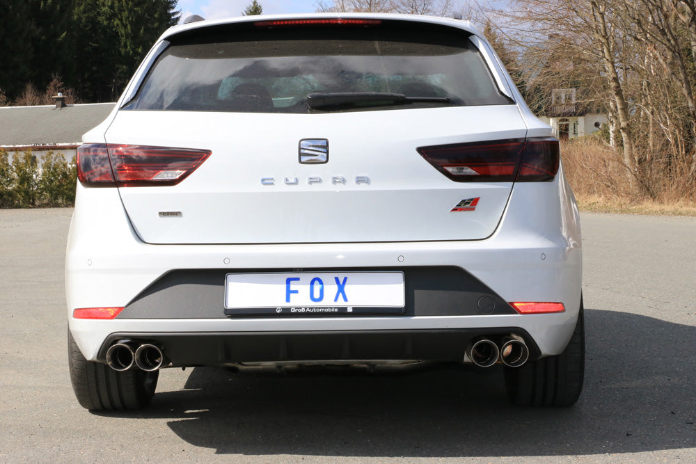 FOX Seat Leon 5F ST 4x4 - Cupra 300 mit OPF Halbanlage ab OPF - 2x80 Typ 25 rechts/links