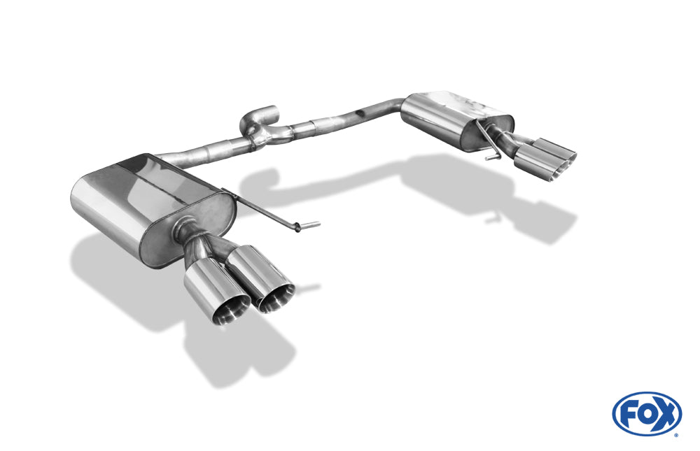 FOX Seat Leon 5F ST 4x4 - Cupra 300 Endschalldämpfer rechts/links - 2x80 Typ 25 rechts/links