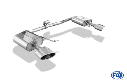FOX Seat Leon 5F ST 4x4 - Cupra 300 Endschalldämpfer rechts/links - 160x90 Typ 38 rechts/links