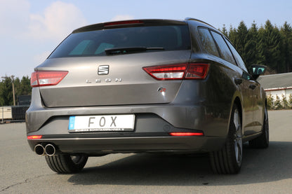 FOX Seat Leon 5F ST - Einzelradaufhängung Endschalldämpfer - 2x90 Typ 16