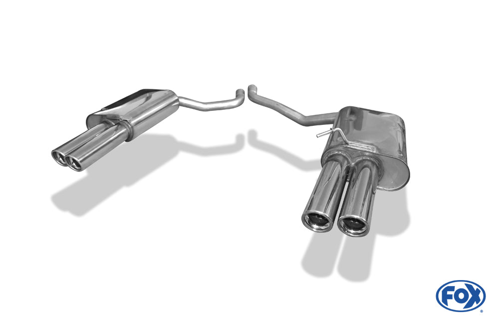 FOX Seat Exeo 3R/ 3R ST - 2,0l TFSI Endschalldämpfer rechts/links zweiflutig - 2x76 Typ 17 rechts/links