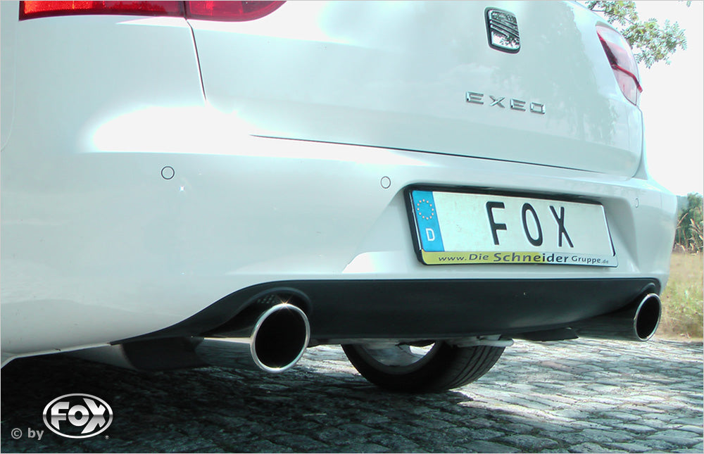 FOX Seat Exeo 3R/ 3R ST - 2,0l TFSI Endschalldämpfer rechts/links einflutig - 1x90 Typ 16 rechts/links