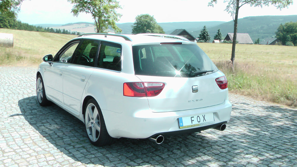 FOX Seat Exeo 3R/ 3R ST - 2,0l TFSI Endschalldämpfer rechts/links einflutig - 1x90 Typ 16 rechts/links