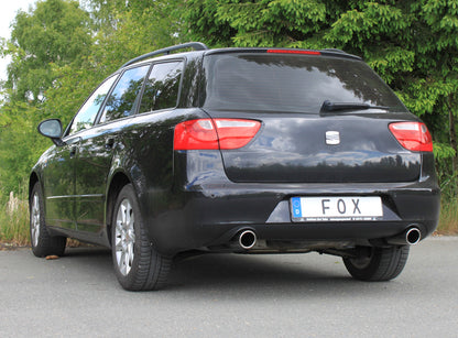 FOX Seat Exeo 3R - Limousine/ Kombi (ST) Endschalldämpfer Ausgang rechts/links - 1x90 Typ 16 rechts/links