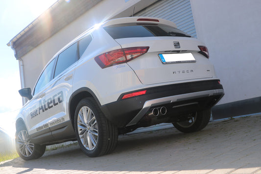 FOX Seat Ateca 5FP - 4x4 Endschalldämpfer - 2x80 Typ 16