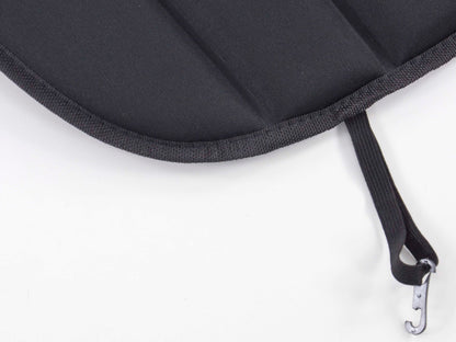 Sitzauflage mit Sitzheizung und Massagefunktion schwarz