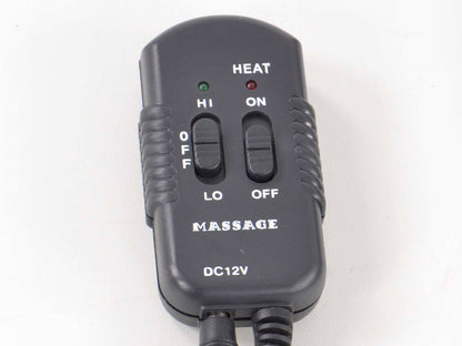 Sitzauflage mit Sitzheizung und Massagefunktion schwarz