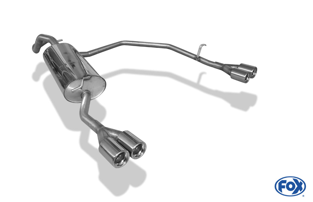 FOX VW Golf IV Variant Endschalldämpfer Ausgang rechts/links - 2x76 Typ 13 rechts/links