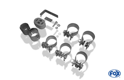 FOX VW Golf IV Variant Endschalldämpfer Ausgang rechts/links - 2x76 Typ 13 rechts/links