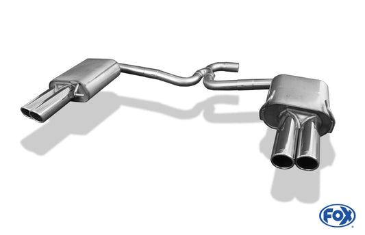 FOX Skoda Octavia Typ 1Z 4x4 + Scout Endschalldämpfer rechts/links - 2x70 Typ 12 rechts/links