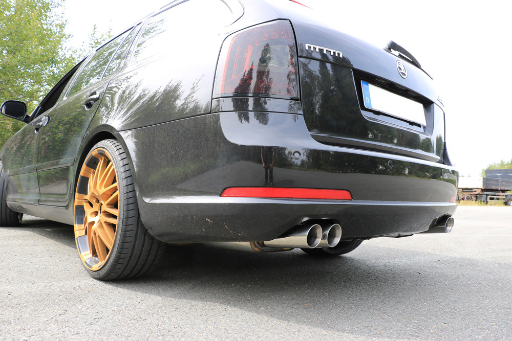 FOX Skoda Octavia Typ 1Z inkl. Facelift Endschalldämpfer rechts/links - 2x76 Typ 25 rechts/links