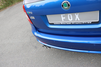 FOX Skoda Octavia Typ 1Z RS inkl. Facelift Endschalldämpfer einseitig - 2x76 Typ 17