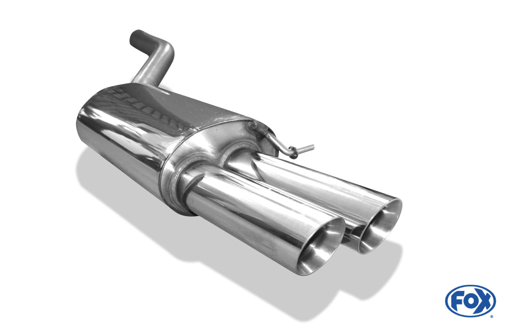FOX Skoda Octavia Typ 1Z RS inkl. Facelift Endschalldämpfer einseitig - 2x80 Typ 25