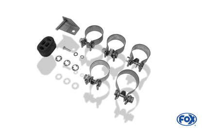 FOX VW Golf VII Variant 4-Motion Alltrack Endschalldämpfer rechts/links - 145x65 Typ 59 rechts/links