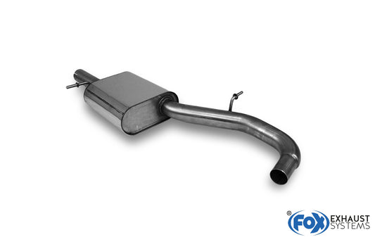 FOX Skoda Superb 3T front silencer