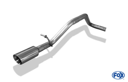 FOX Seat Mii/ Skoda Citigo/ VW UP Endrohrsystem links passend auf originalen oder FOX-Endschalldämpfer - 1x80 Typ 25 links