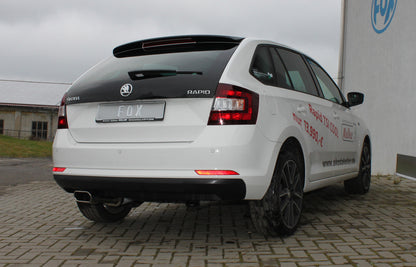 FOX Skoda Rapid Spaceback Endschalldämpfer - 150x70 Typ 52