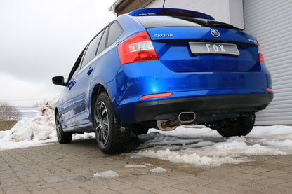 FOX Skoda Rapid Spaceback Endschalldämpfer - 150x70 Typ 52