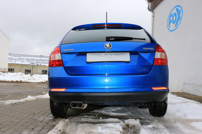 FOX Skoda Rapid Spaceback Endschalldämpfer - 150x70 Typ 52