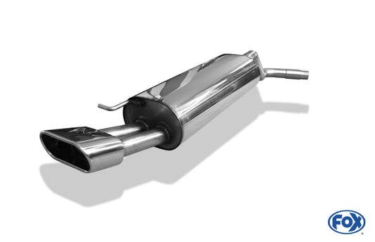 FOX Skoda Rapid Spaceback Endschalldämpfer - 150x70 Typ 52