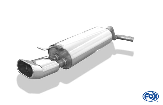 FOX Skoda Rapid Spaceback Endschalldämpfer - 135x85 Typ 56