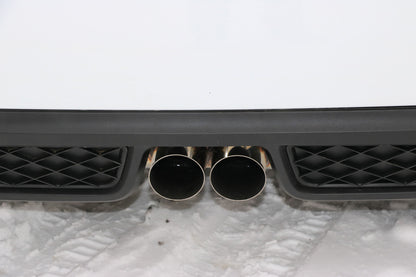 FOX Smart Fortwo Coupe 451 mit Brabus Stoßstange Endschalldämpfer Ausgang mittig - 2x80 Typ 14