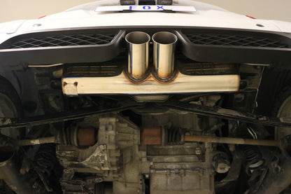 FOX Smart Fortwo Coupe 451 mit Brabus Stoßstange Endschalldämpfer Ausgang mittig - 2x80 Typ 14